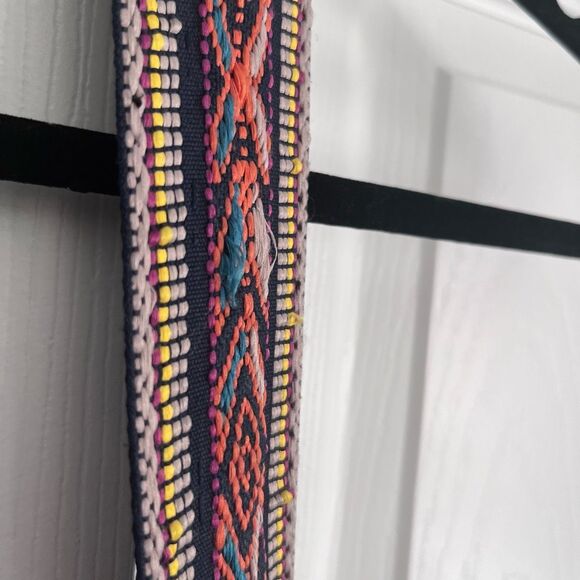 Ora Delphine Small Saddle Bag Emerald Green Pebbled Leather Guitar Strap Crossbo - Picture 8 of 12